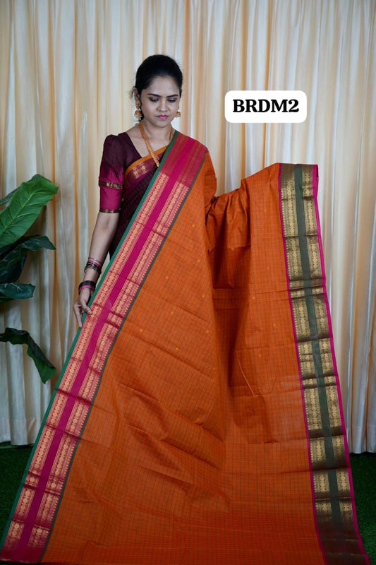 Kanchi cotton korvai buttas 5.5 mtr😎🥰