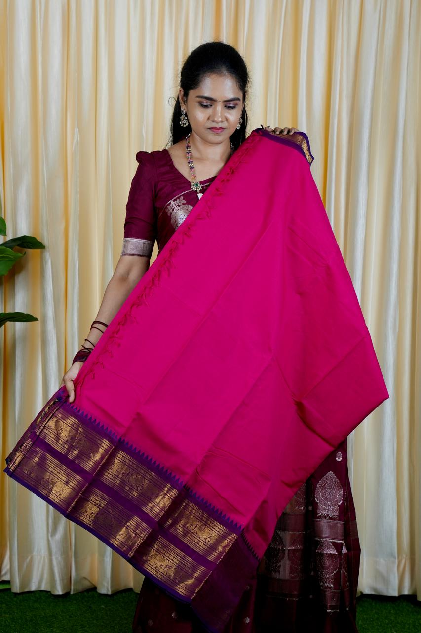 Kanchi Cotton Saree prebook❌
