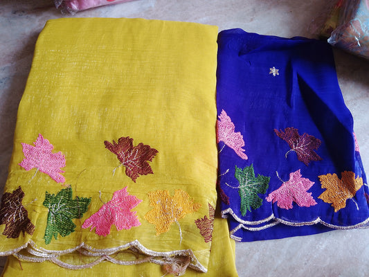 Designer embroidery saree📷