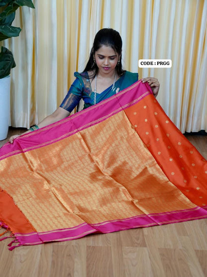 Kanchi soft silk saree🥰😎📚