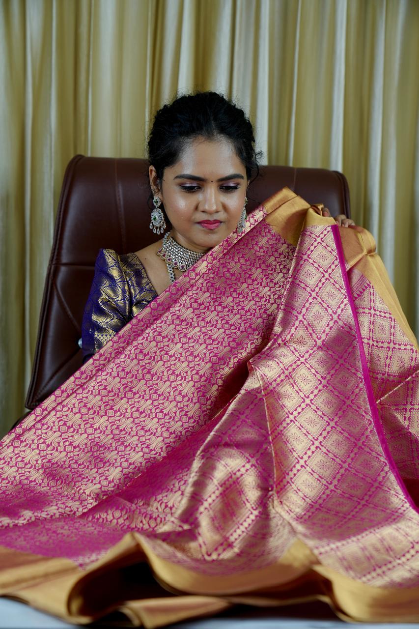 Aadi offer Kanchipuram inspired semi silk sarees 🥳✅