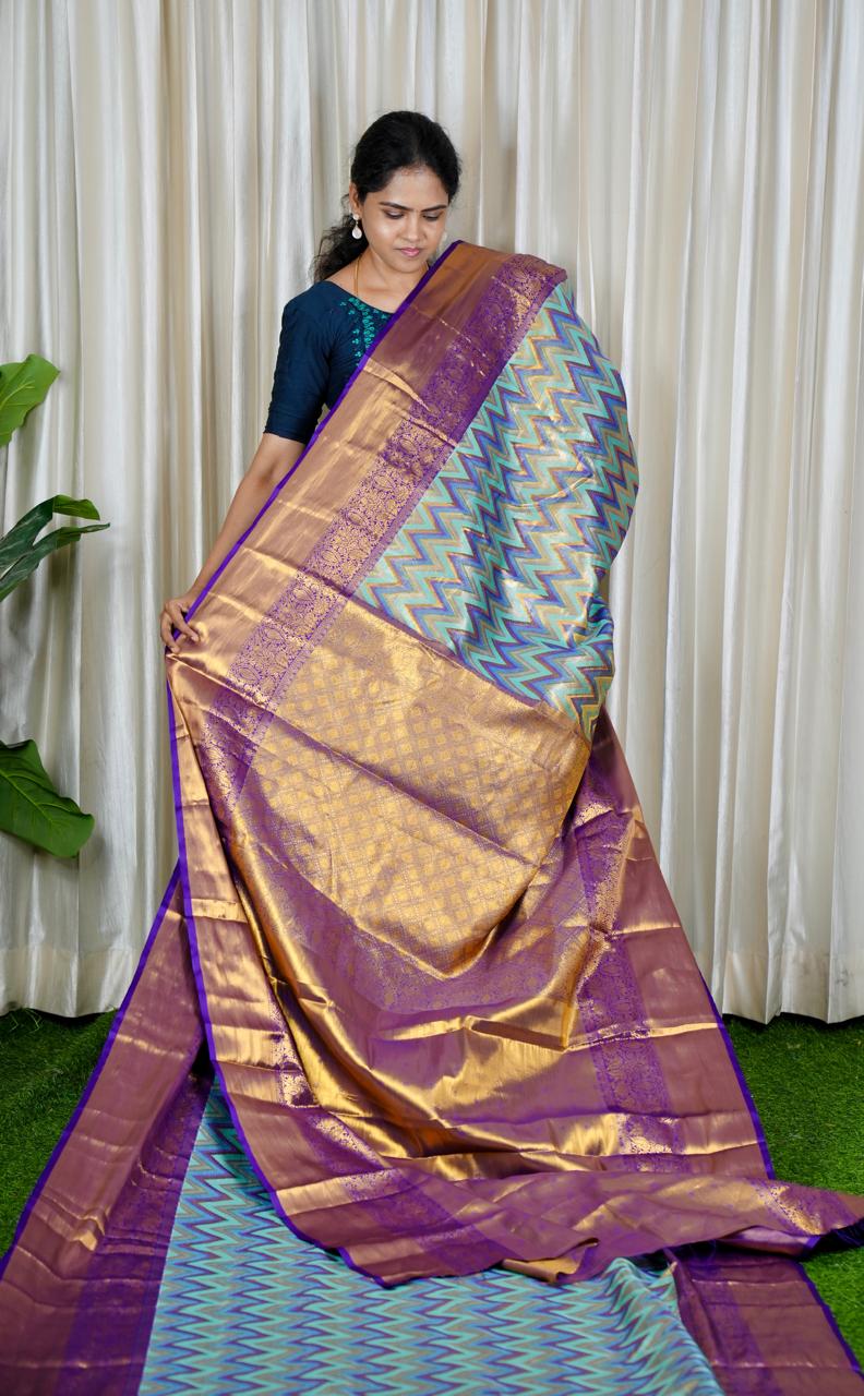 Kanchi inspired semi silk❌