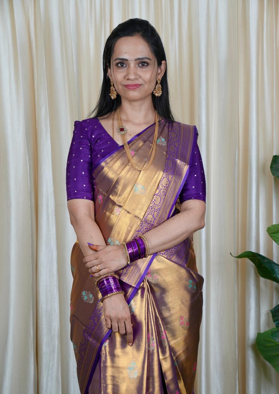 Bridal Kanchipuram Inspired Saree❌