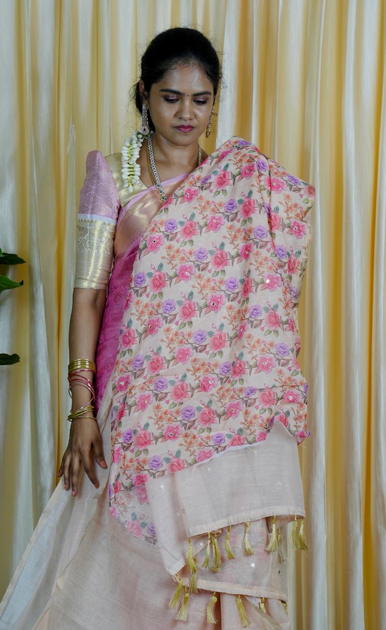 Kalamkari chanderi saree🥳