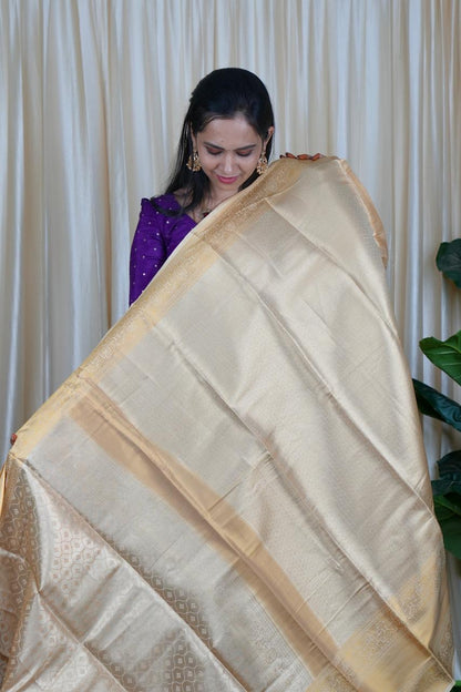 Bridal Kanchipuram Inspired Saree❌ not available
