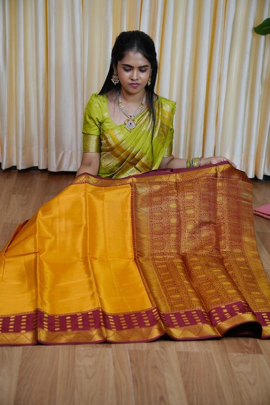 Kanchi semi silk saree🥳