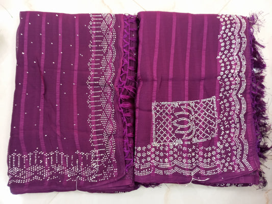 Fancy shiffon saree📷
