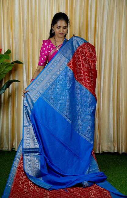 Banarasi semi silk saree🥳