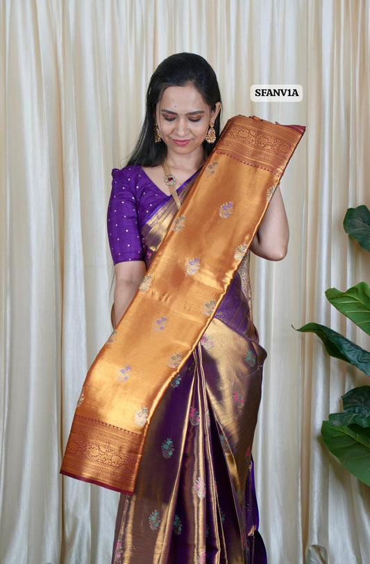 Bridal kanchipuram Inspired Saree❌