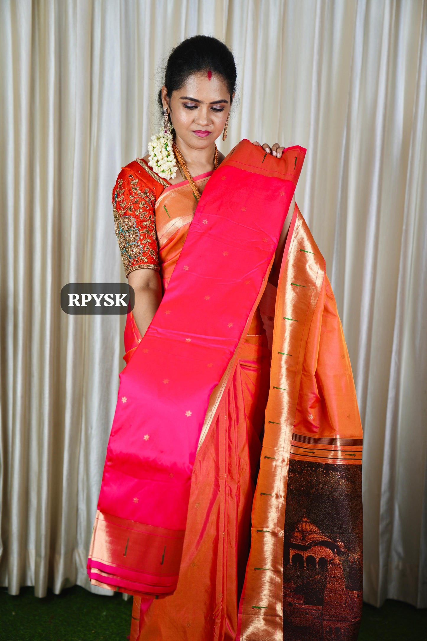 Paithani semi silk🥰🥳