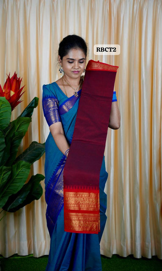Kanchi Cotton Saree ❌