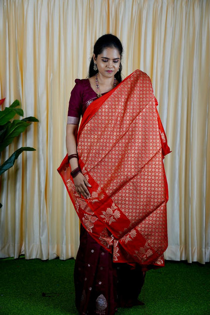 Soft warm Silk Saree 🥰🥳