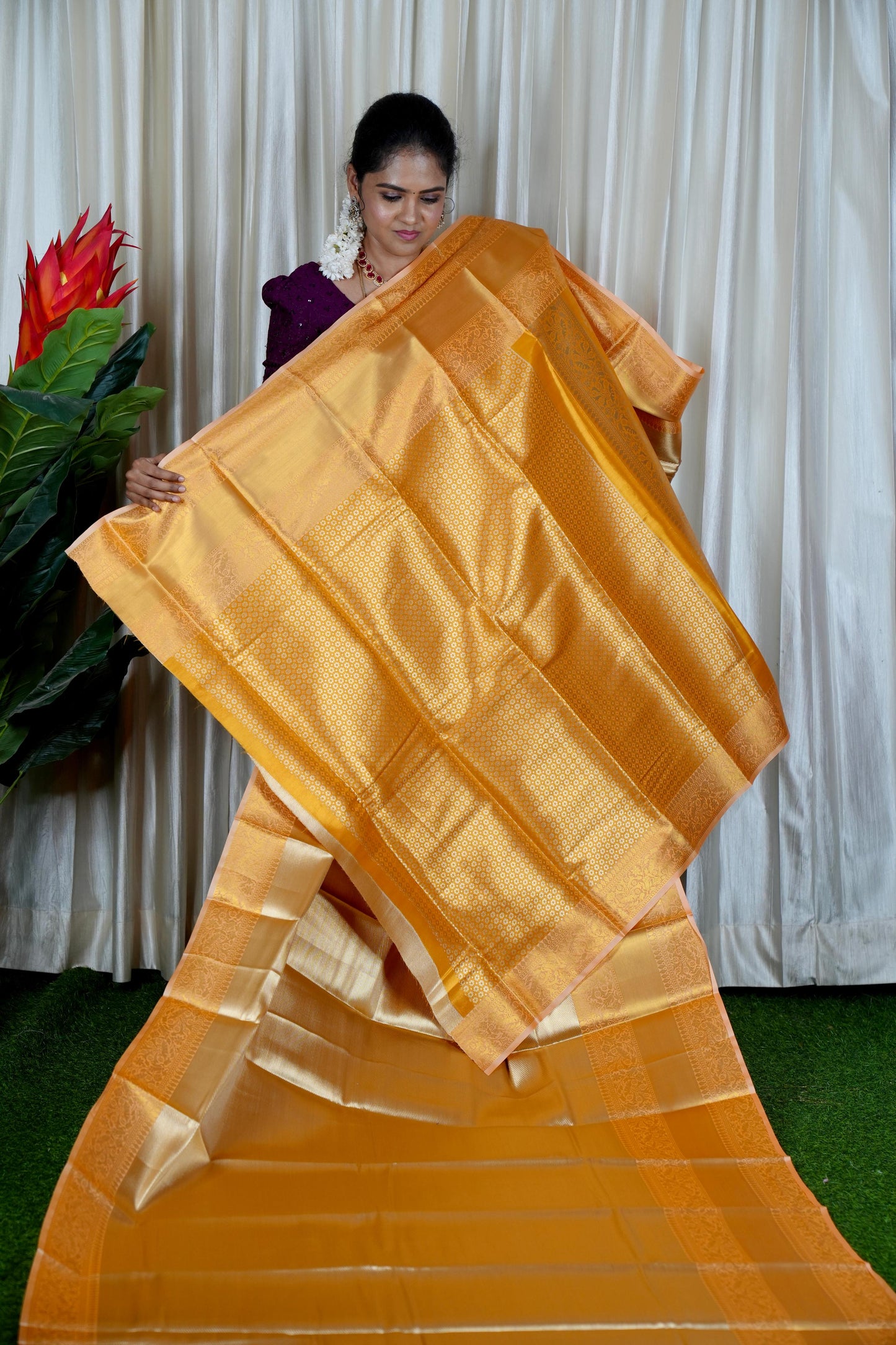 Kanchi semi silk(No animal figures)❌