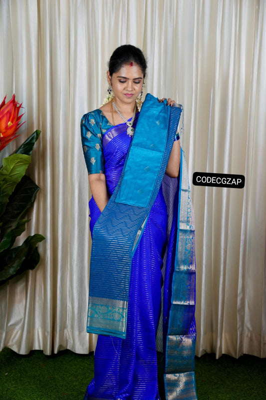 Mysore Crepe Silk Saree❌