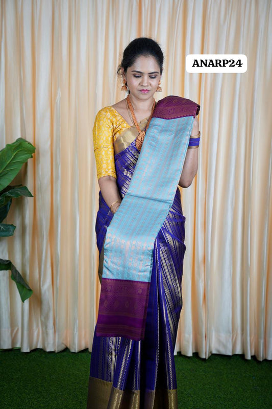 Semi kanchi silk