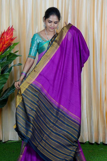 Mysore crepe silk saree 🍄