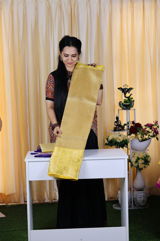 Aadi offer 🌹 golden saree