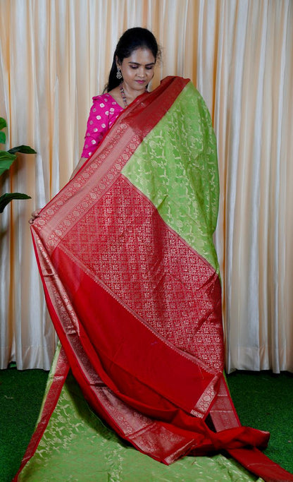 Banarasi semi silk sarees 🥰🥳