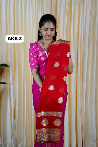 Viscose georgette saree🥳✅