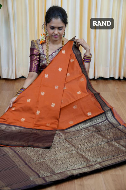 Gadwal semi silk saree🌈🥰😎