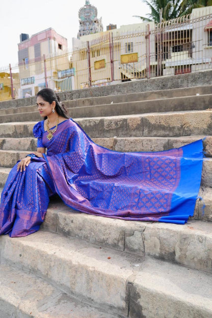 Banarasi silk saree.