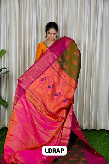 Premium  kanchi semi silk 🥳