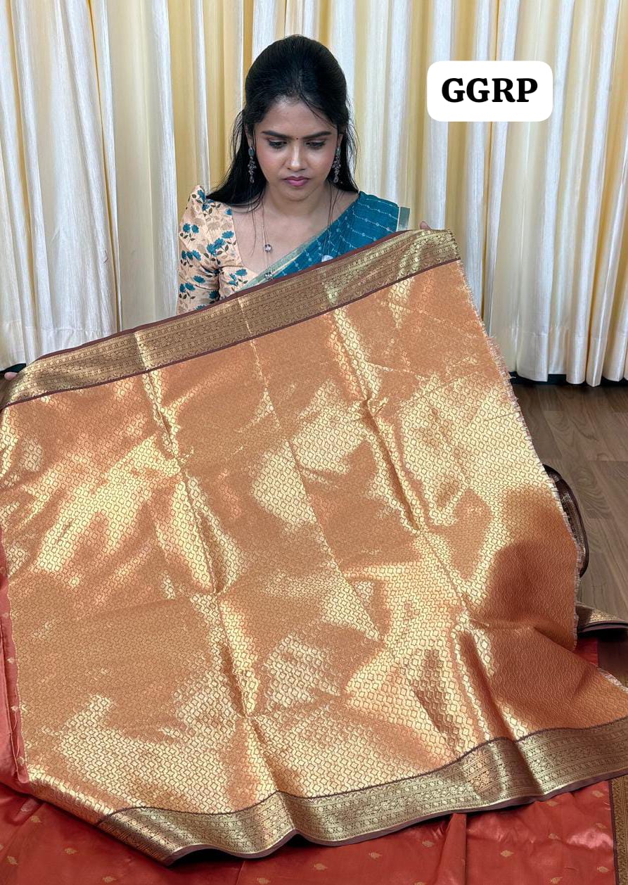 Kanchi soft silk saree🥰😎🌈📚