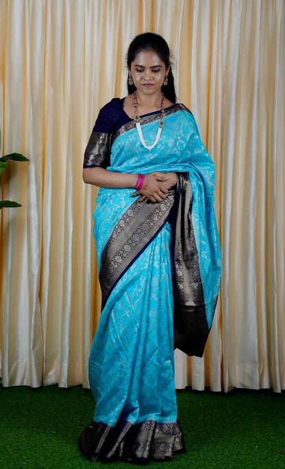Banarasi semi silk saree🥰 🥳