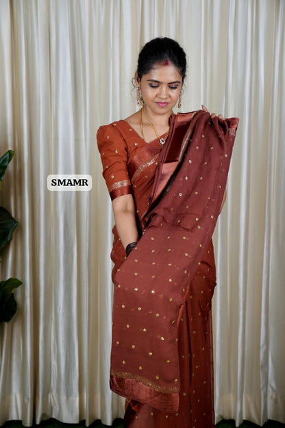 Pure georgette sarees with chumky works.🥳