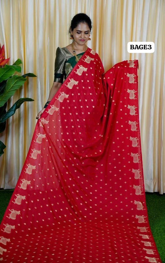 Premium soft silk saree🥰 ✅
