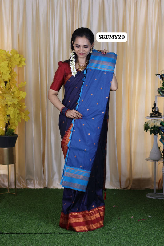 Kanchi semi soft silk saree 😍