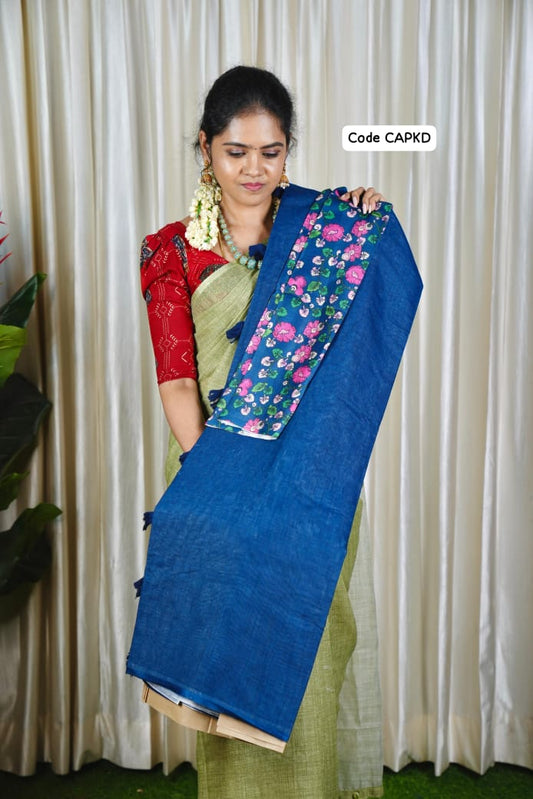 Kadhi Cotton With Kalamkari Blouse ❌