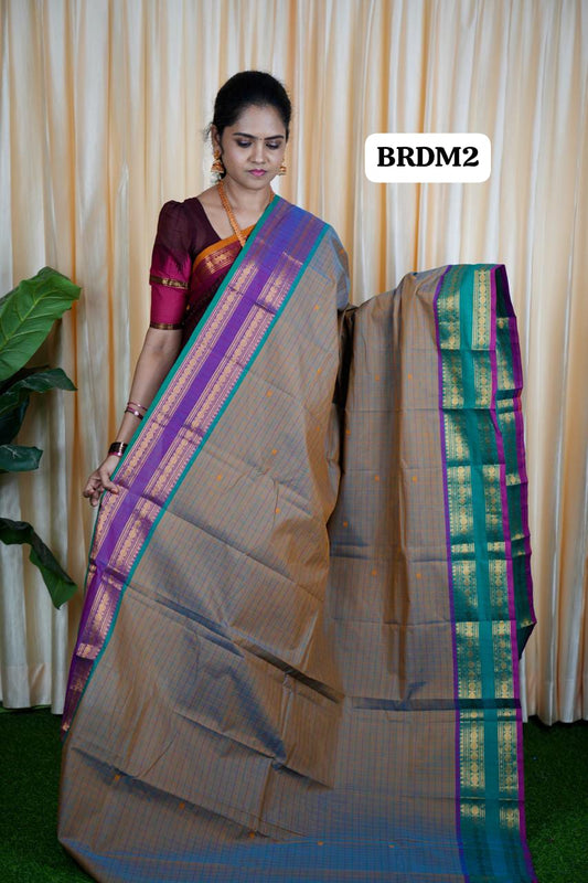 Kanchi cotton korvai buttas 5.5 mtr❌