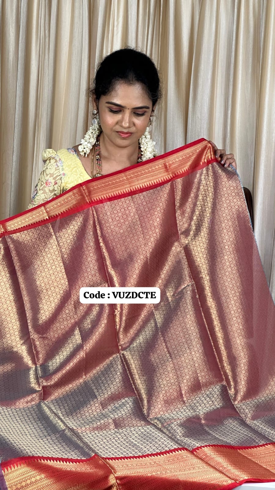 Warm silk saree