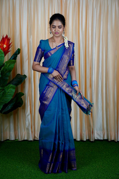 Kanchi cotton saree🍄✅