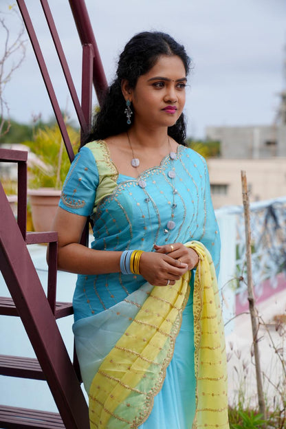 Space silk saree 🎁