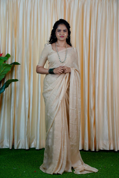 Space silk sarees🥳with same blouse