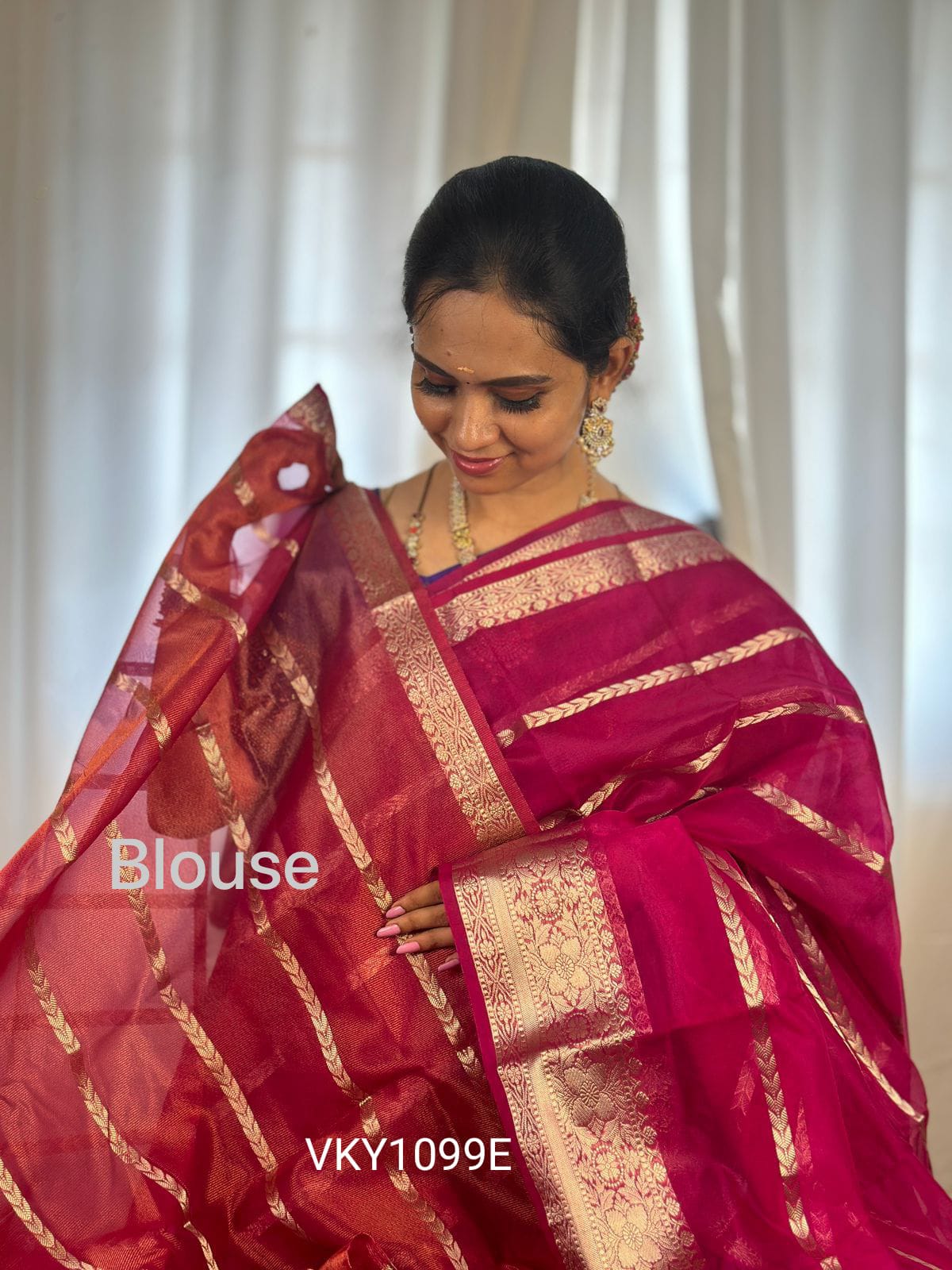 Organza saree