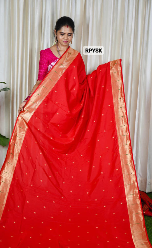Paithani Semi Semi Silk Saree🥳