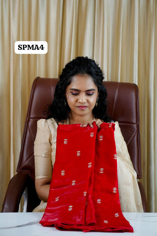 Space silk saree with  same blouse🥰 🥳