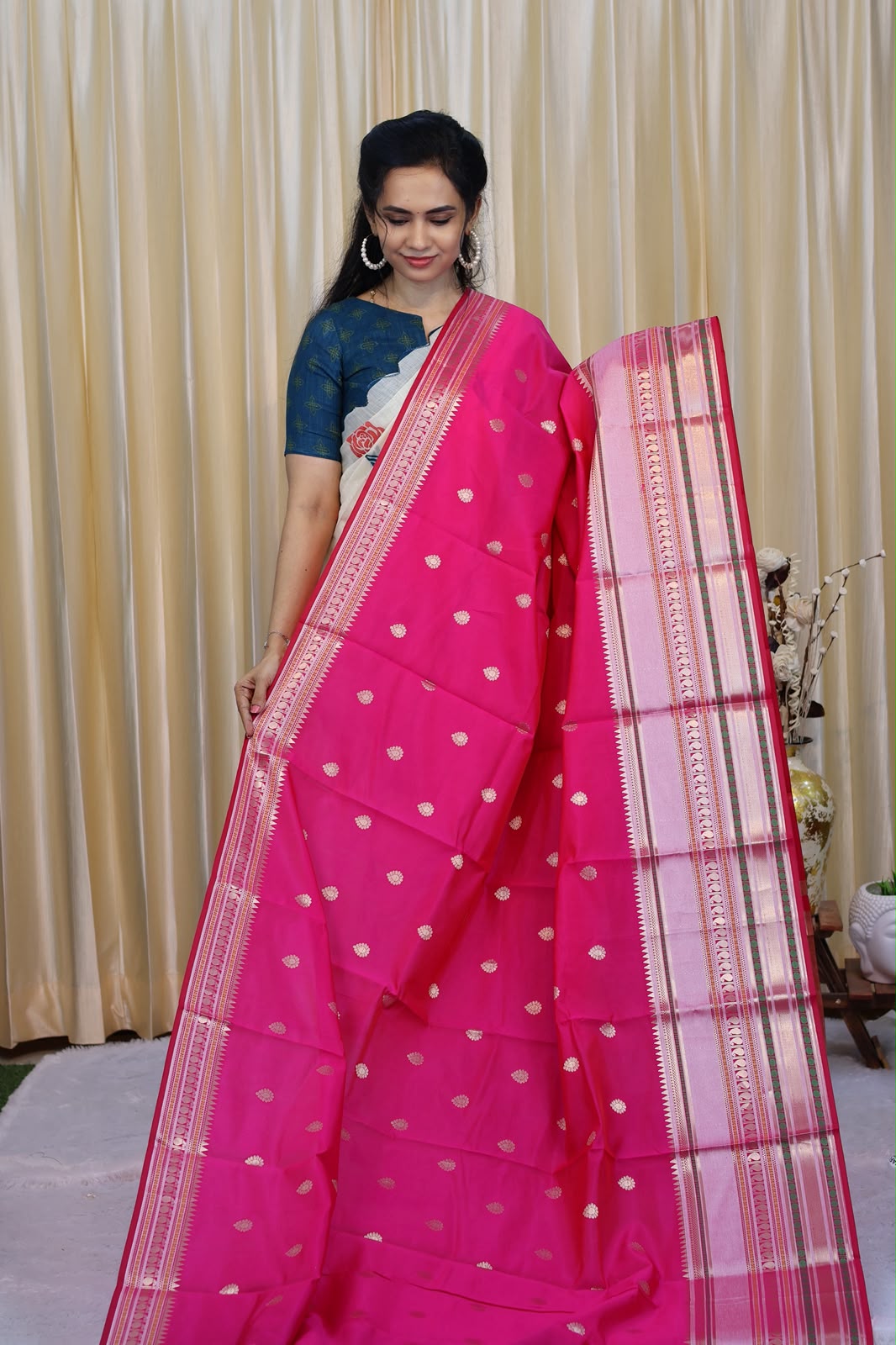 Semi Soft Silk saree😍🥳