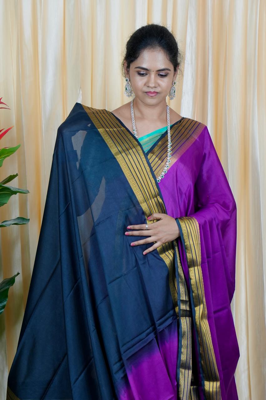 Mysore crepe silk saree 🍄