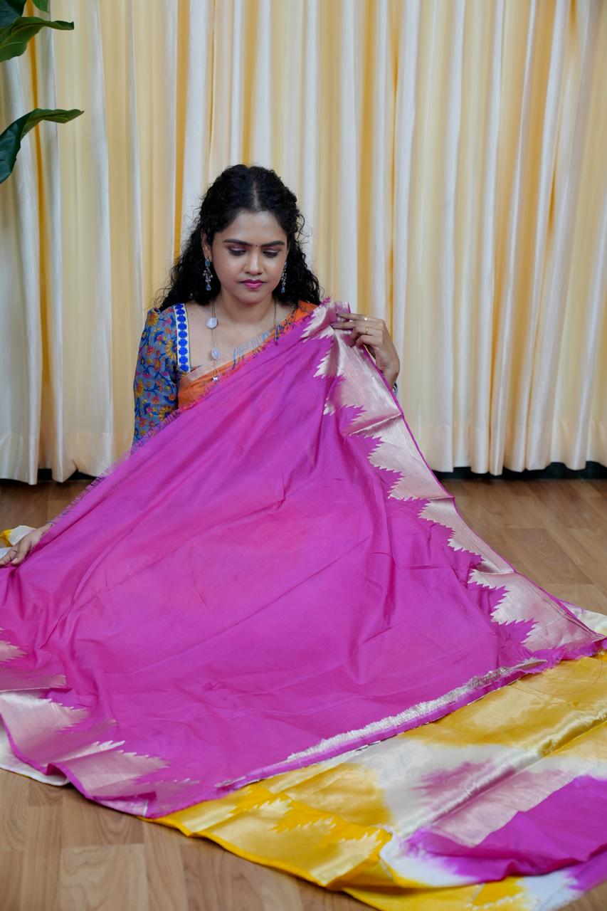 Warm Silk Saree 🎁