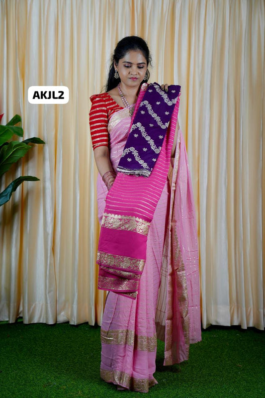 Viscose georgette sarees🥰🥳
