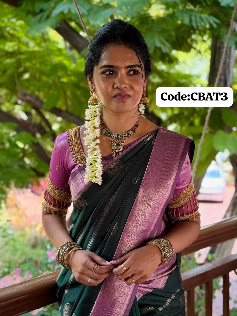 Kanchi semi silk saree🌈🥰😎📚
