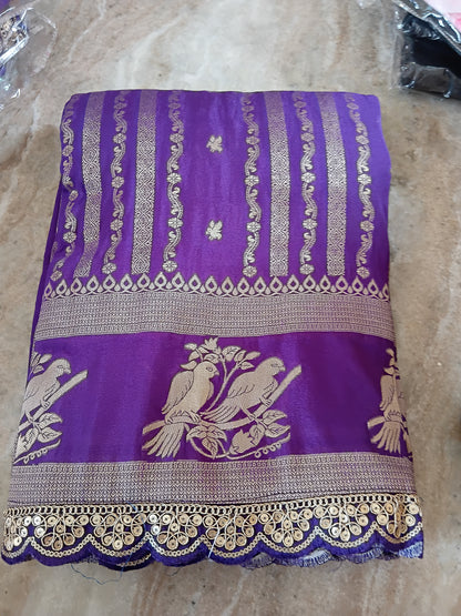 Warm silk saree🍄