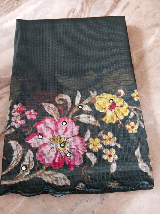 Chanderi cotton saree📷