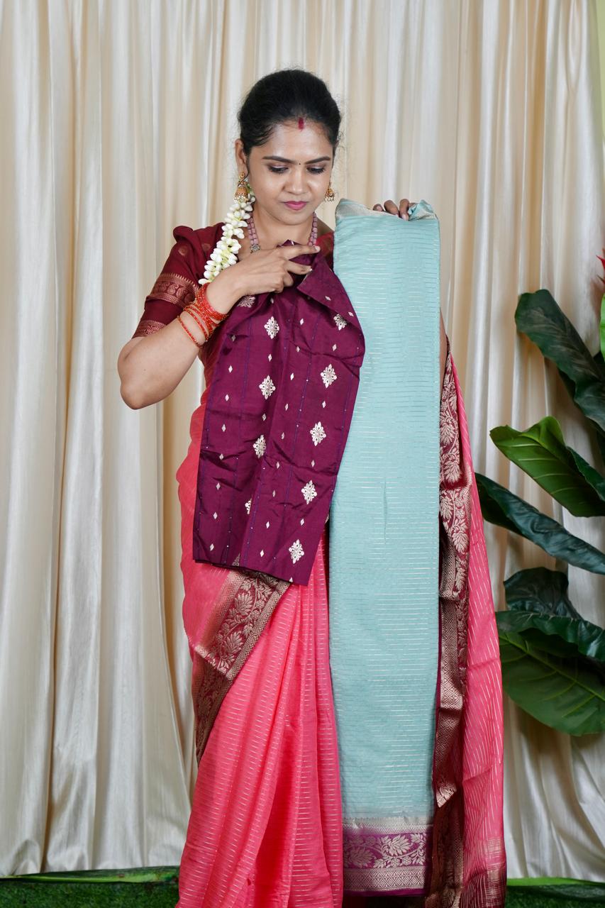 Mysore Crape Silk Saree👇