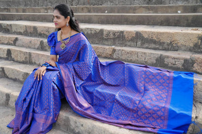 Banarasi silk saree.