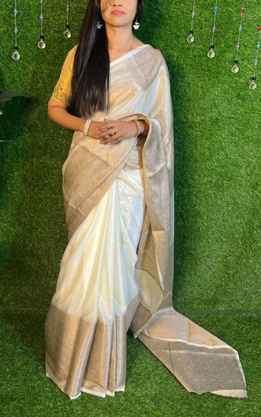 Warm silk with golden zaree Saree